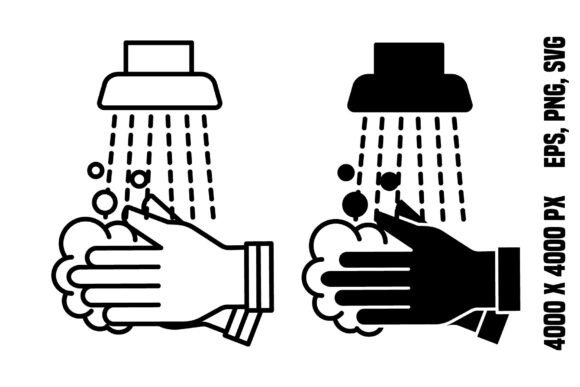 Download Wash Hands Icons - Premium Bundle