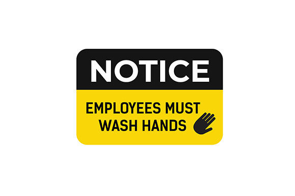 Download Employee Must Wash Hands Sign - Premium Resources