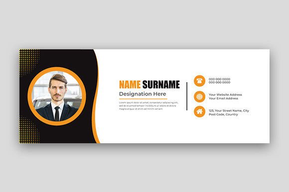 Download Business Email Signature Template Design - Premium Resources