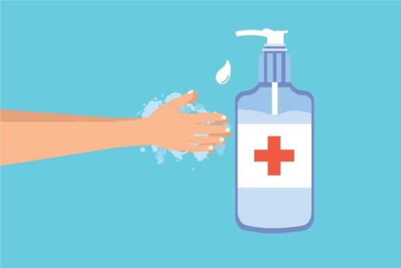 Download Using Hand Sanitizer to Wash Hands - Wash hands Collection