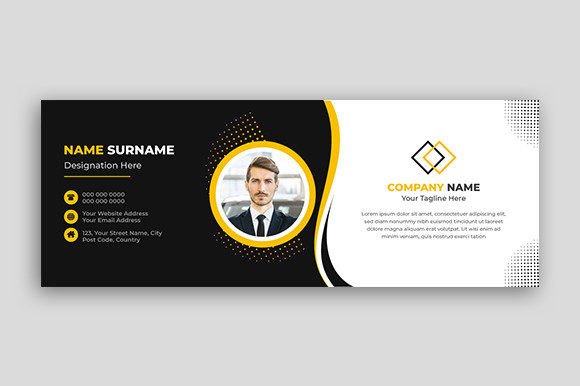 Download Business Email Signature Template Design - Premium Resources