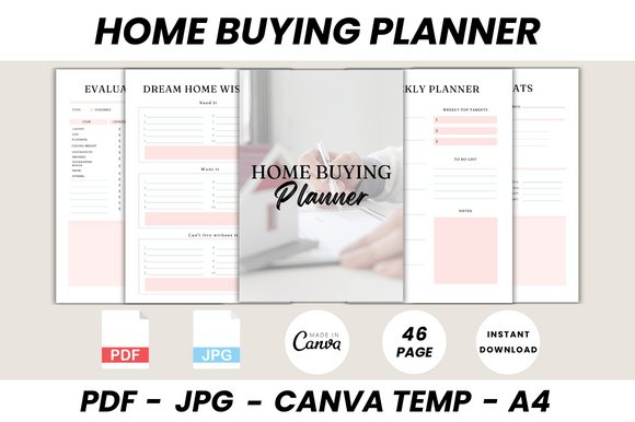 Download Home Buying Planner Canva Template - Buy Collection